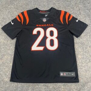 Nike Joe Mixon Cincinnati Bengals On Field Jersey #28 Men's Large NFL Sewn NWT
